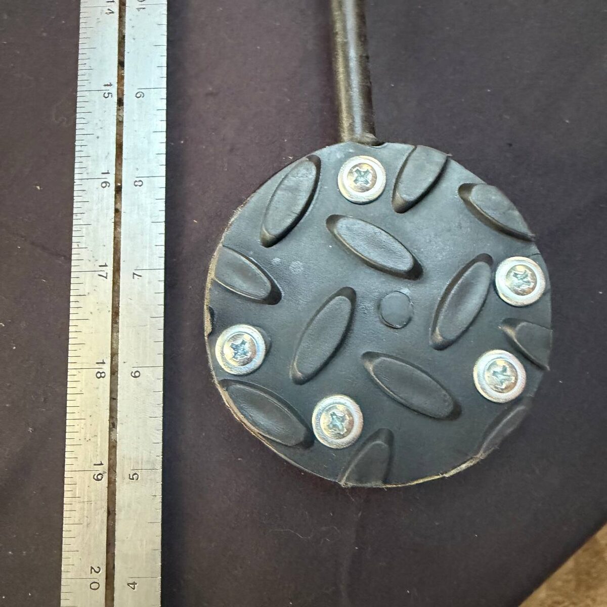 19" Puck Slapper with 3/8" Lexan and Aluminum Handle