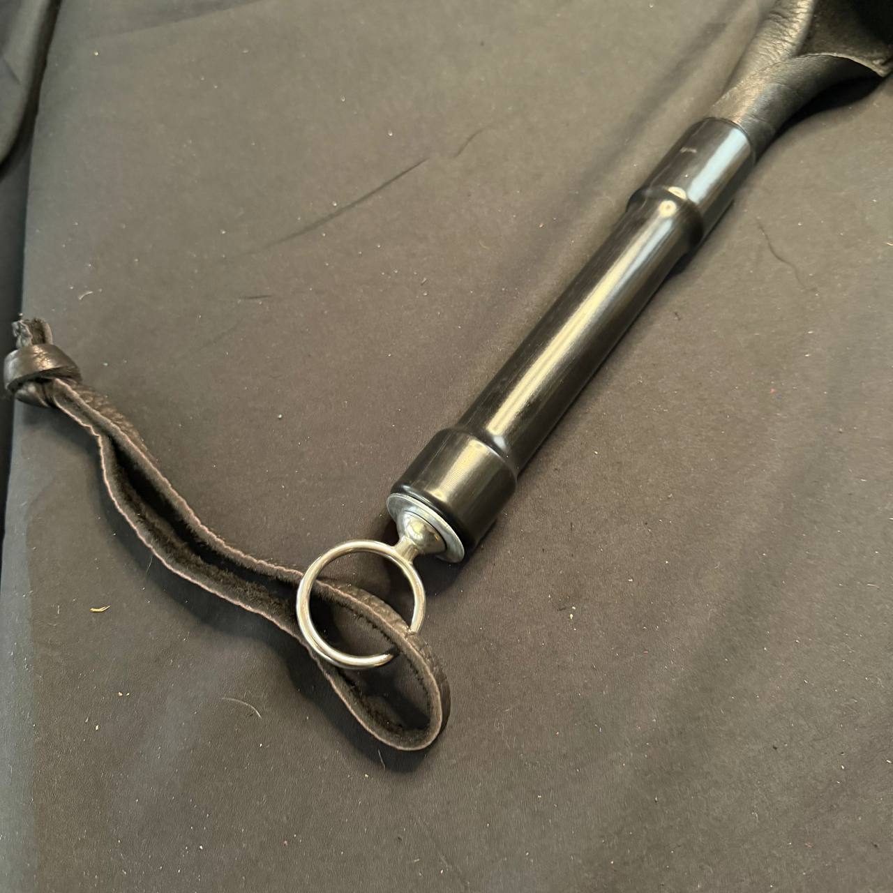 Large Rubber Handled 30" Dragon Tail with Double Falls