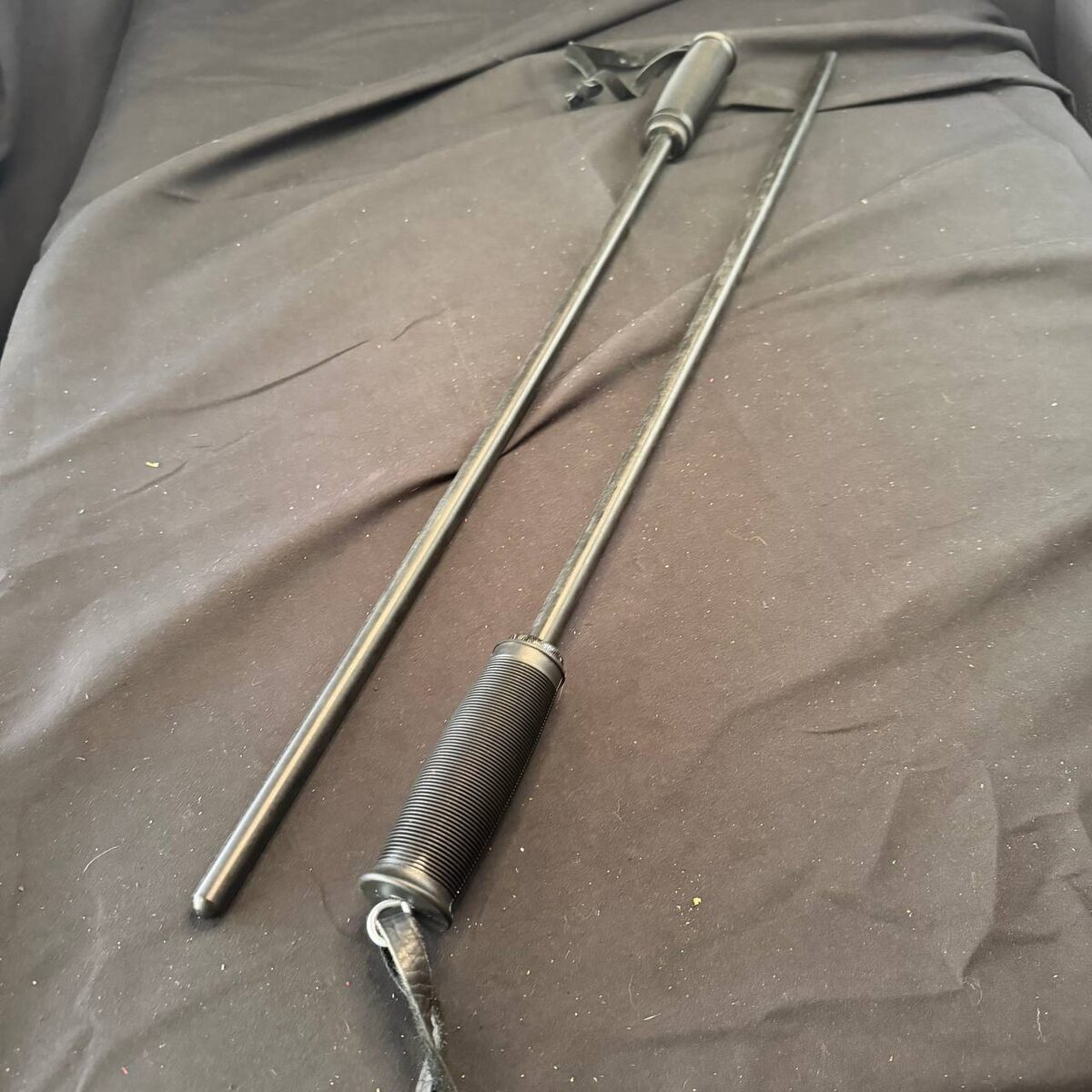 26" x 1/2" Black Poly Cane with 5" Handle