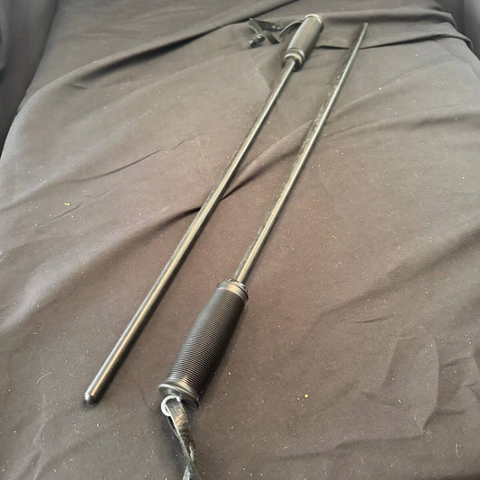 26" x 1/2" Black Poly Cane with 5" Handle